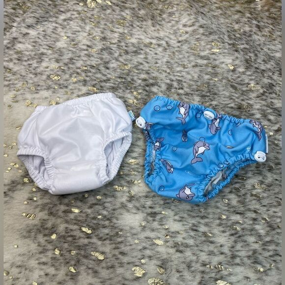 5 for $25🔥Reusable Cloth Swim Diapers Baby Size Small (3-6 Months) - Picture 1 of 6